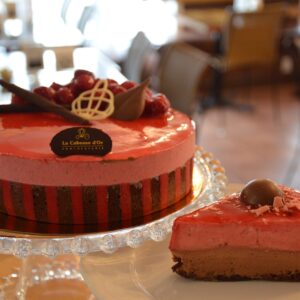 Mousse framboise - Disponible sans gluten