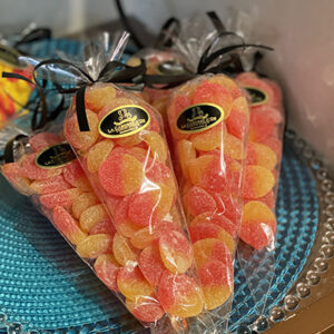 Bonbons tranches de pêches