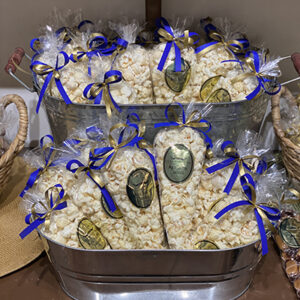 Popcorn enrobé de chocolat blanc