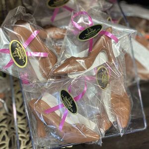 Hazelnut High-heeled shoe - gluten free