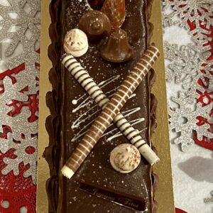 Bûche Trois Chocolats - Disponible sans gluten
