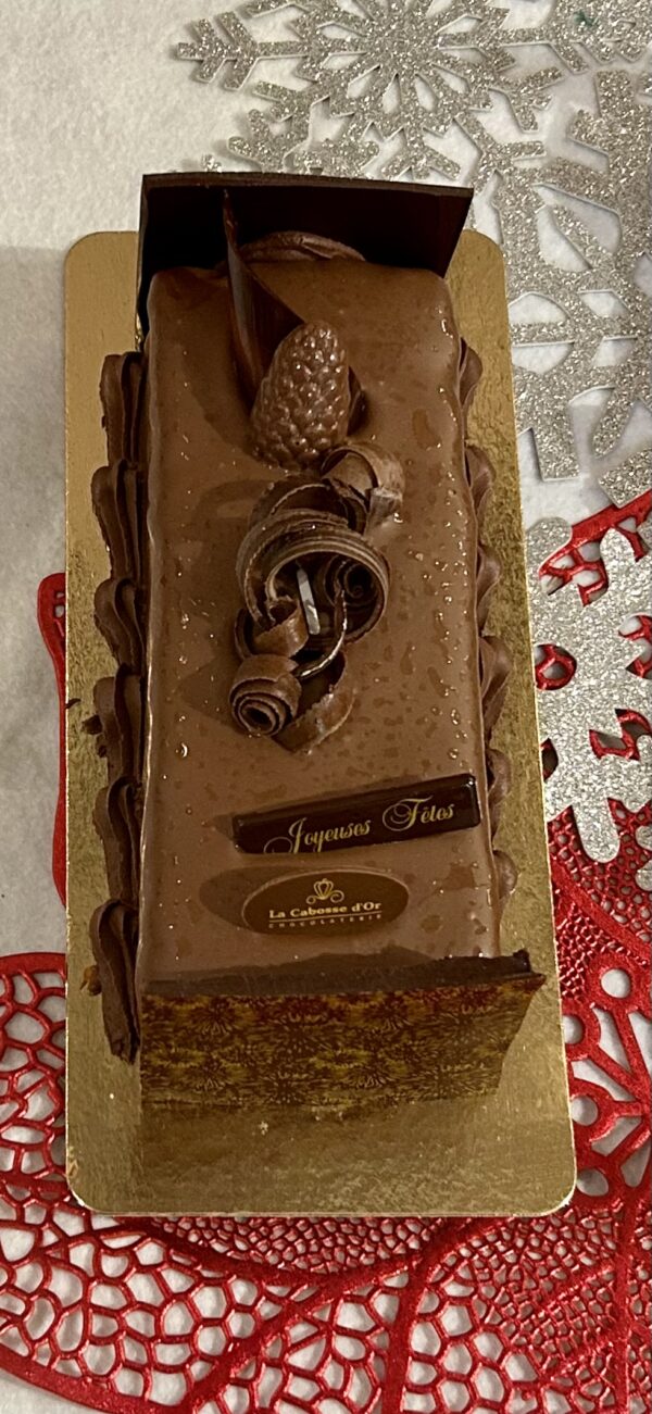 Bûche Délice au Chocolat (sans sucre ajouté) - Disponible sans gluten