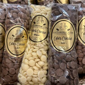 Callets de chocolat pur - sans gluten