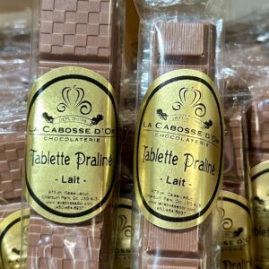 Tablette pralinée - sans gluten