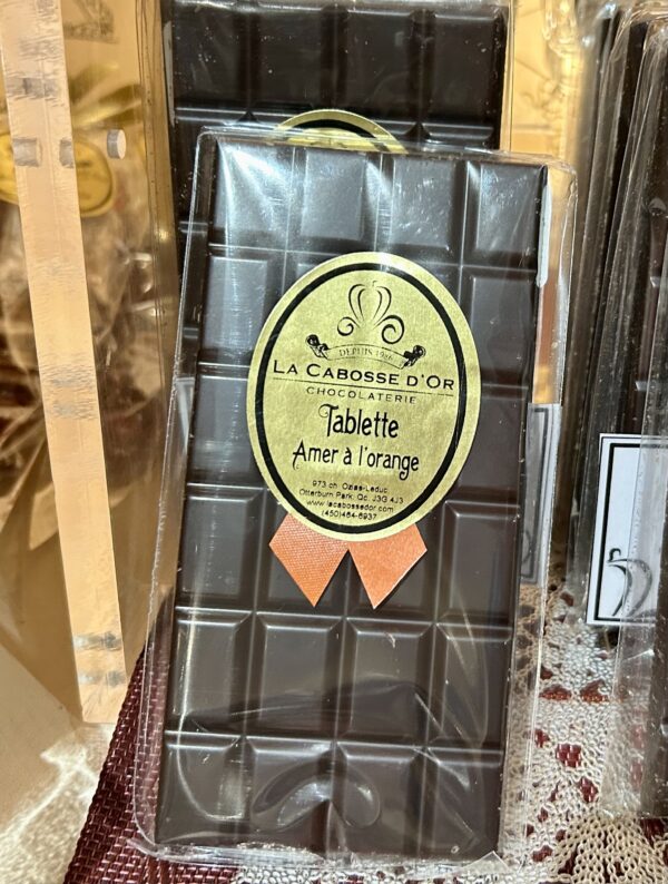 Tablette Amer à l’Orange - sans gluten